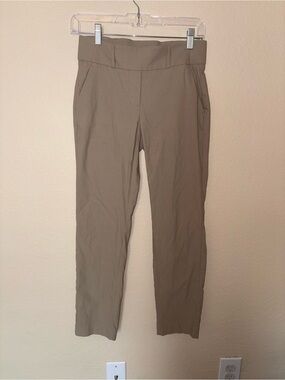 Simply Vera Vera Wang Slim Straight Ankle Pants in Taupe